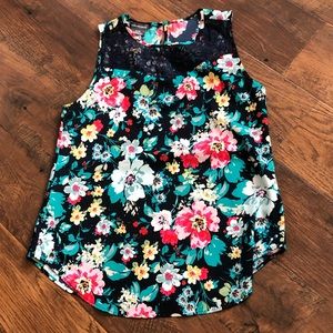 Floral blouse. New